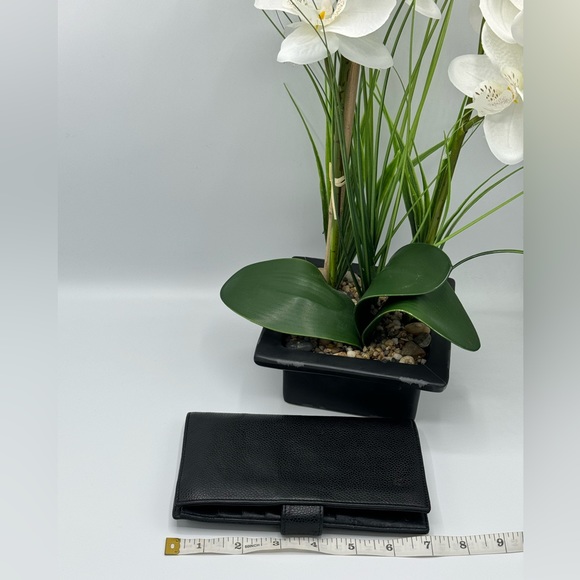 AUTHENTIC CHANEL caviar bio fold leather wallet - Picture 3 of 14